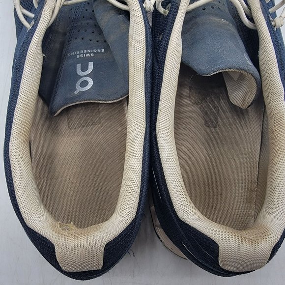 On Cloud 5 Mens 13 Blue Athletic Running Shoes Lightweight Casual Comfort - Picture 8 of 14